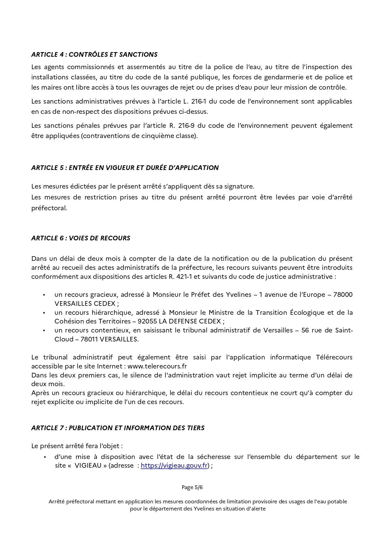 Arrêté préfectoral n° 2026-059 page 5